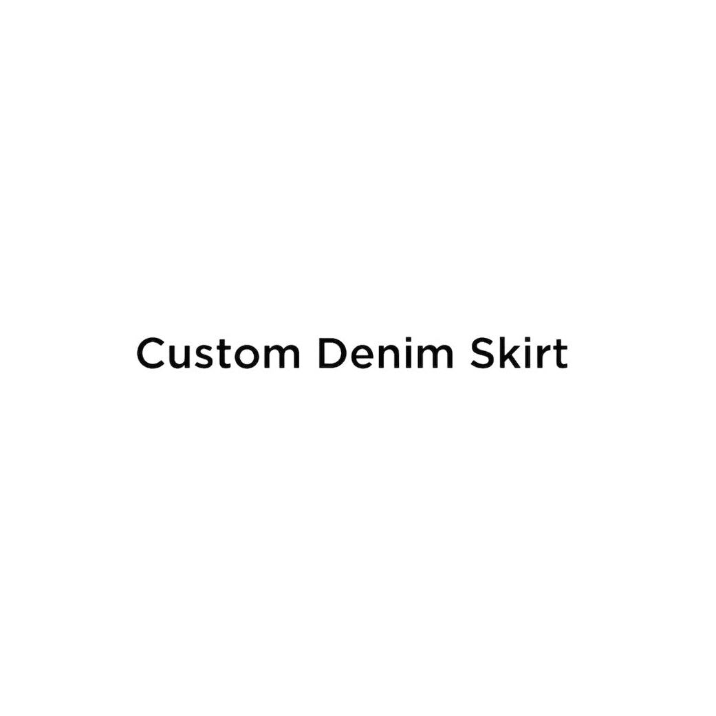 Custom Denim Skirt