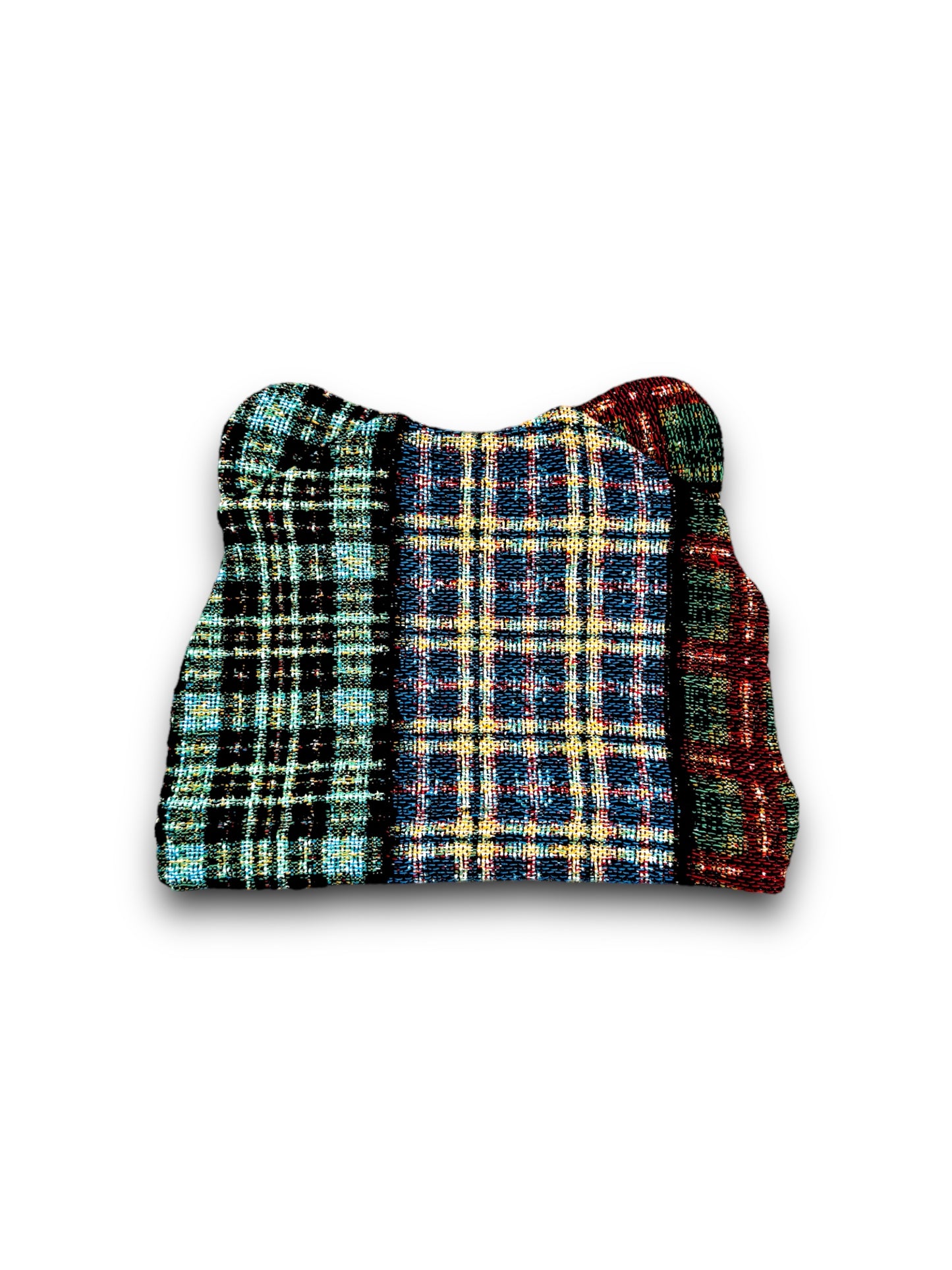 Plaid Bear Beanie