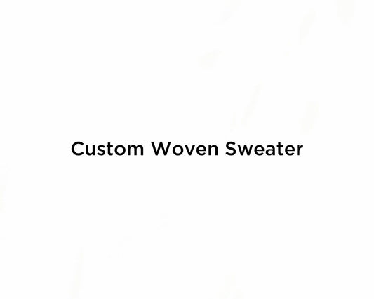 Custom Woven Sweater